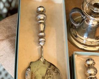 Sterling Pastry server