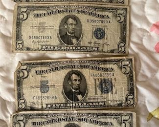5 DOLLAR SILVER CERTIFICATES