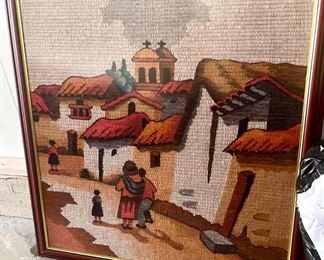 Guatemalan yarn art- $75