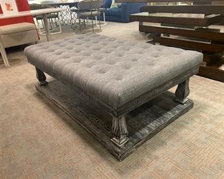 Gray Denim style coffee table - $199