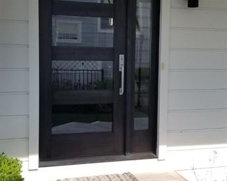 Entry door with side light - detail