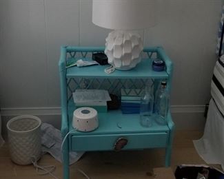 Aqua end table