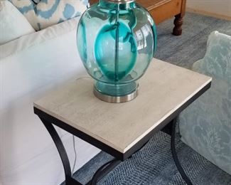 End table & table lamp