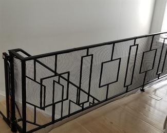 Mid-century wrought iron railing