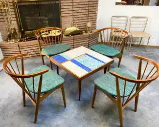 4 Helge Sebastian Dining Chairs Mobelfabrik Denmark $1,800 for the set