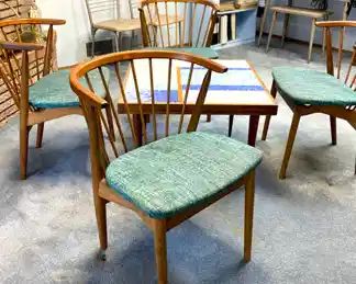 4 Helge Sebastian Dining Chairs Mobelfabrik Denmark $1,800 for the set