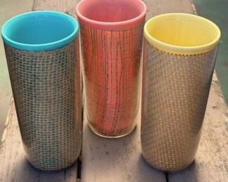 Fun - retro drinking glass set - Available Saturday Sept 23 (8am - 3pm)