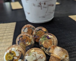 Amazing dry flower art
available Saturday!