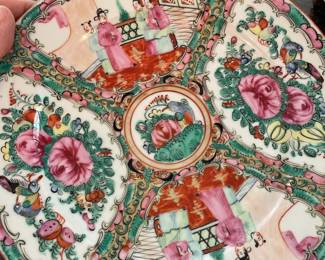 Vintage porcelain dinner plates - available inside