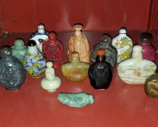 Antique snuff bottles available inside AVW Weds - Sunday 