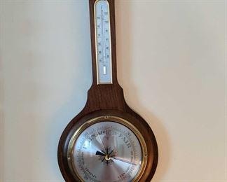 Banjo Style BarometerHygrometer Made in Western Germany