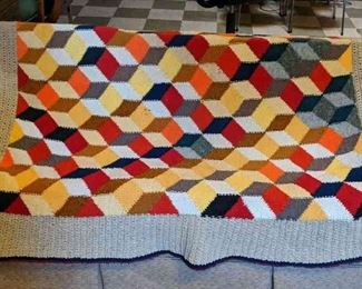 Beautiful CrochetKnitted Throw