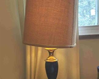 Stiffel 6203 Ceramic and Metal Navy Blue Lamp