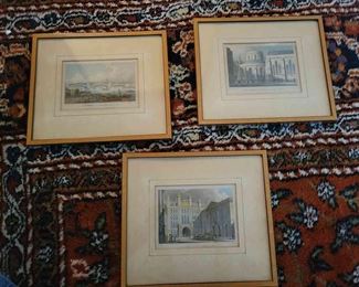 Three Engravings or Reproductions