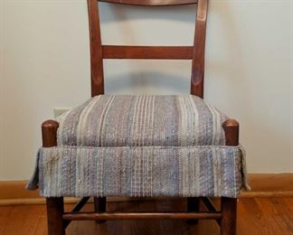 Upholstered Wooden Chair