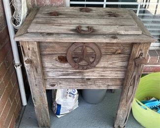 $55 - Rustic  Cooler 