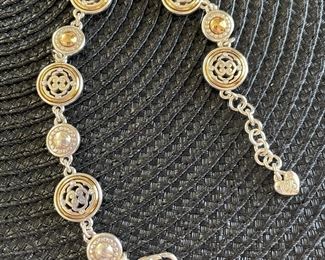 $60 - Two-Tone Silver Plated and Gold Brighten Bracelet