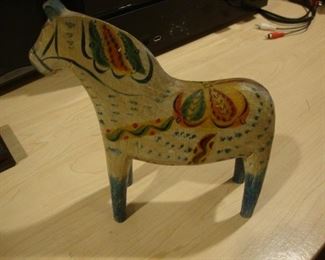 Vintage Russian Folk Art Horse