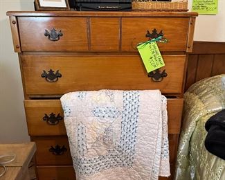 chest by CB Atkin Co Knoxville Tennessee …. another solid wood piece!!!