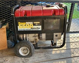 Power Boss 5500 generator by Generac …. cranked right up!