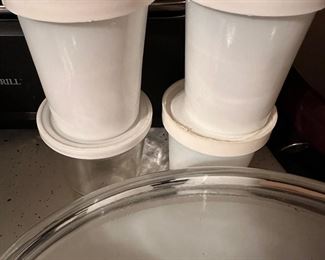 glass yogurt jars