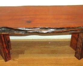 Hand Crafted Wood Bench