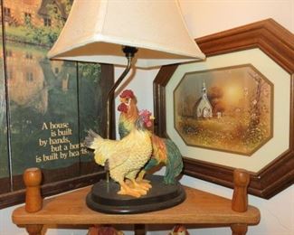 Rooster Lamp