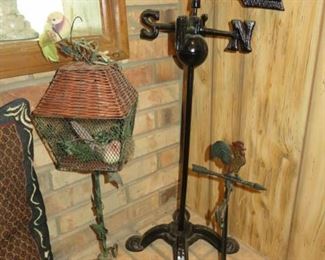 Cast Iron Rooster Weathervanes