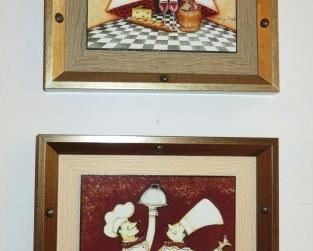 Kitchen Chef Decor Wall Art