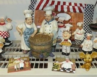 Decorative Chef Figurines, Wine Bottle Holder, Yankee Candle Holders 