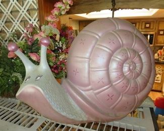 Large Vintage Ceramic Snail