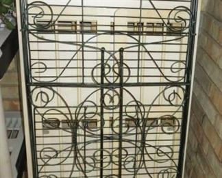 4 Tier Metal Ivy Folding What Not Shelf