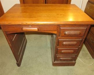 Antique Solid Wood Childs/Students Desk