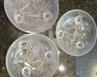 Vintage Glass Bowls, Made in France 