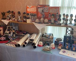 Bobble heads and Twins memorabilia