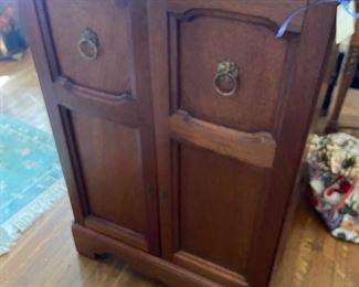 Beautiful walnut liquor cabinet