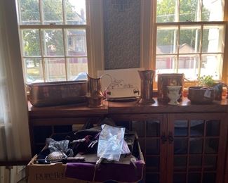 Large assortment of copper items