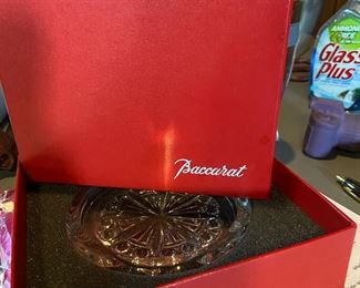 Baccarat wine coaster