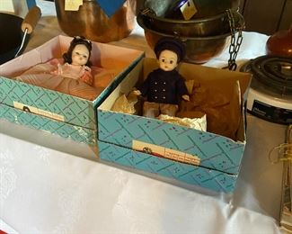 madame Alexander dolls with boxes