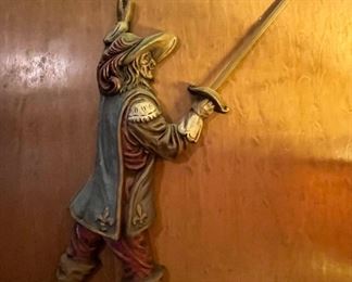 Vintage Pirate wall hanging