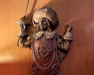 Ceramic Pirate wall hanging