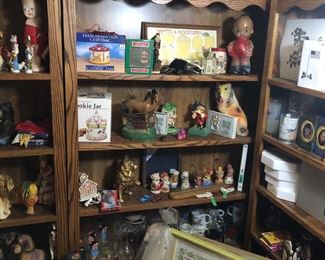 Cupid’s and decanters and figures 