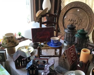 Coleman lantern and misc 