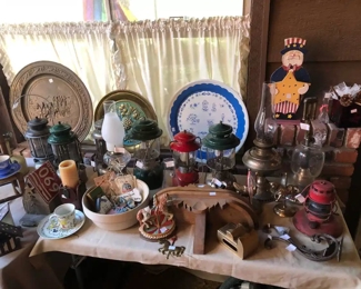 Coleman lanterns and misc 