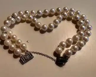14K Gold Clasp with Pearls Bracelet
