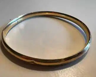 14K Gold Bangle