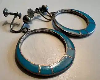 Sterling Silver & Turquoise Earrings