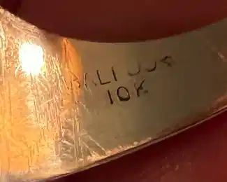 10K Gold Washington & Lee Class Ring