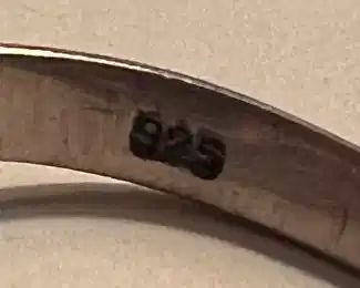 Sterling Silver Jeweled Ring