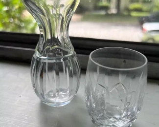 Waterford Vase & Glass